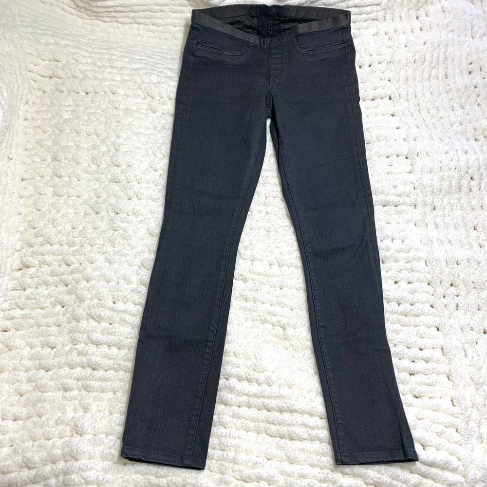 HELMUT LANG black skinny pullover jeans pants sz 26 womens